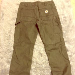 Army green cute jeans